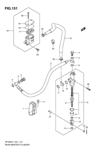 SFV650 Задний тормозной цилиндр