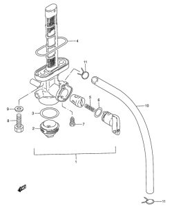 TS50 Топливный кран
