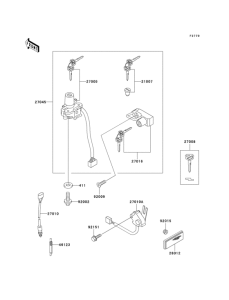 Замок зажигания