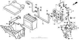 GL1500CT Аккумулятор