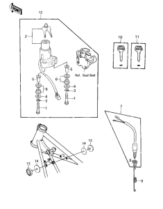 KZ1000 Замок зажикания