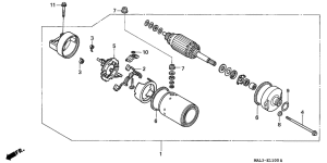  Стартерный мотор