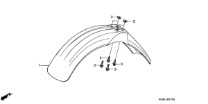 XLR125 Переднее крыло