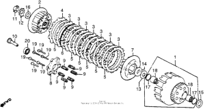 CB1000 Сцепление