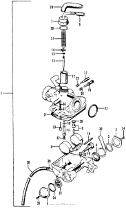 CT70 Карбюратор