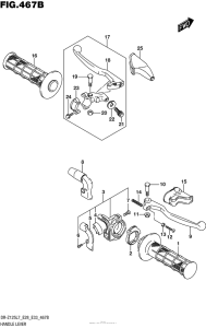  Handle Lever (Dr-Z125L E28)