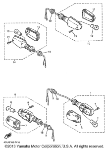 XJ600SJ Поворотники
