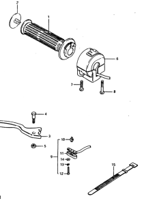GS450 Right handle switch