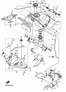 YZF-R1M Топливный бак