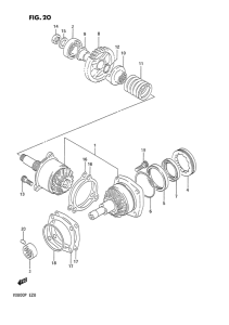 VX800 Secondary drive gear