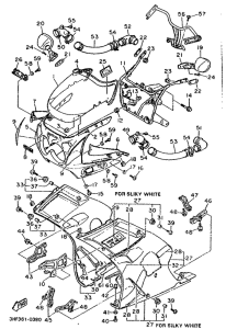 FZR600 Обтекатель 1