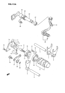 RM80 Переключение передач