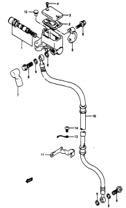 TV50 Передний тормозной цилиндр