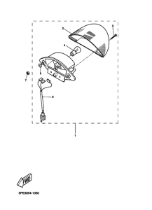 YQ50 Taillight unit ass`y