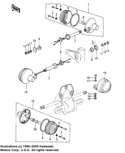 KZ400 Поворотники