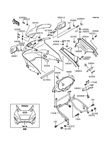 ZX1100 カウリング