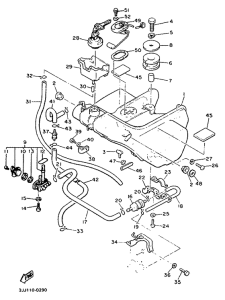 XVZ13TD Топливный бак
