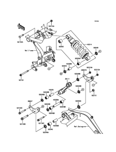 EX650 Подвеска  /  амортизатор