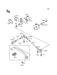 EN400 Механизм переключения передач