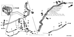 VT1300CT (ABS) Brake line (abs)