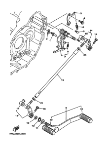 XV1600A XV16AP Shaft shift