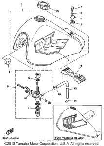 DT50A Топливный бак