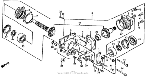 VF750S Дифференциал