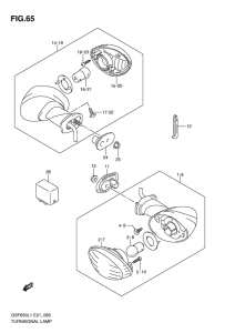 GSF650 Поворотники