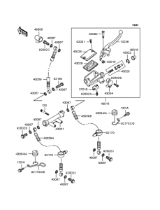 ZR750 Главный тормозной цилиндр
