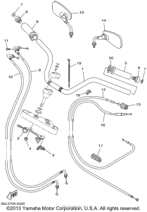 XVS1100NC Троса