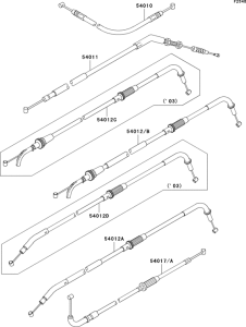 ZR1000 Тросы управления