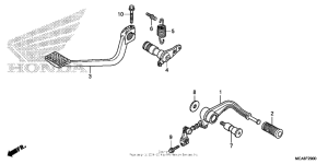 GL1800 (ABS) Педали