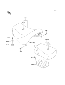 VN1500 Сиденье