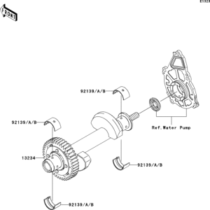 EX650 Валансирный вал