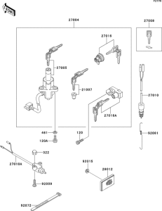 EL250 Замок зажигания