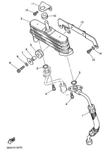 SRX600 Oil coolerkit
