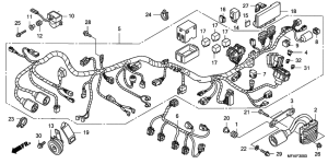 CBF1000S Harness wire