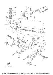 TZ125M Stand. footrest