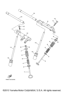 XV1600AR Клапана