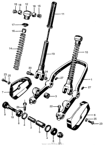 C72 Передние аммортизаторы