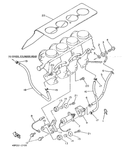 XJ600S Tubo de carburador
