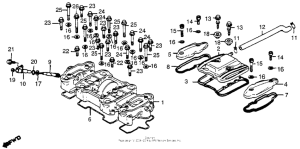 CB650SC Крышка головки цилиндров