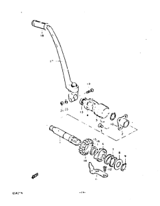 GS425 Ножной стартер