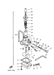 TY175 Tobera  carburador