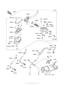 ZG1400 Главный тормозной цилиндр