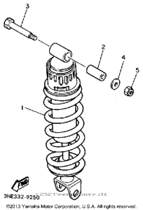FZR600RB Амортизаторы задние