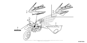XR650L Наклейки