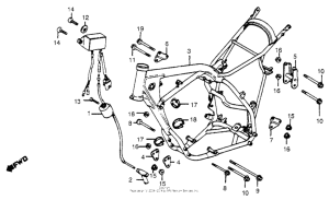 CR450 Frame + ignition coil 81