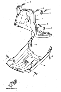CW50RS Ветровое стекло