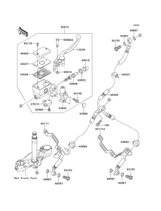 VN2000 Передний тормозной цилиндр